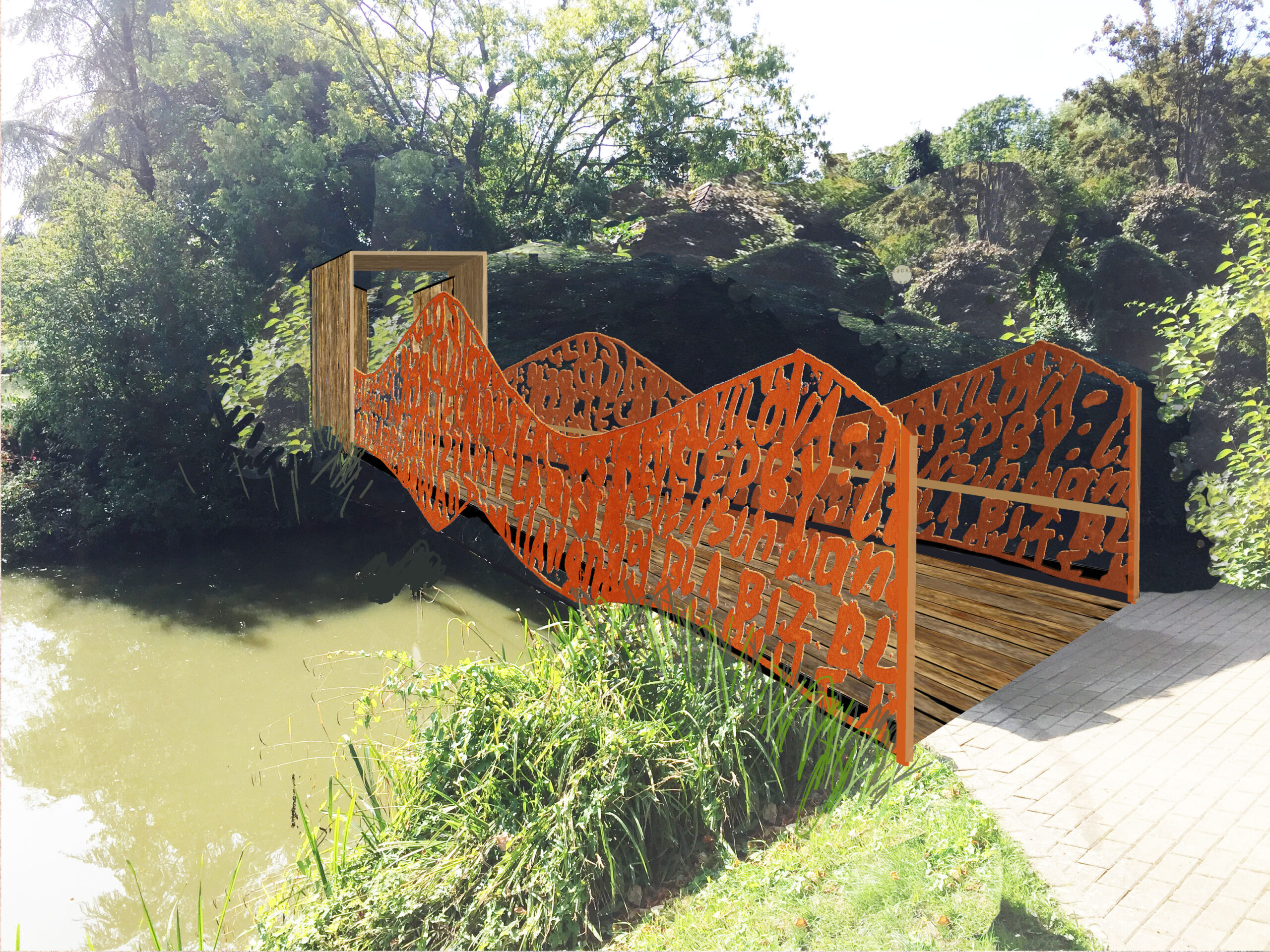 2e schets Peace Bridge