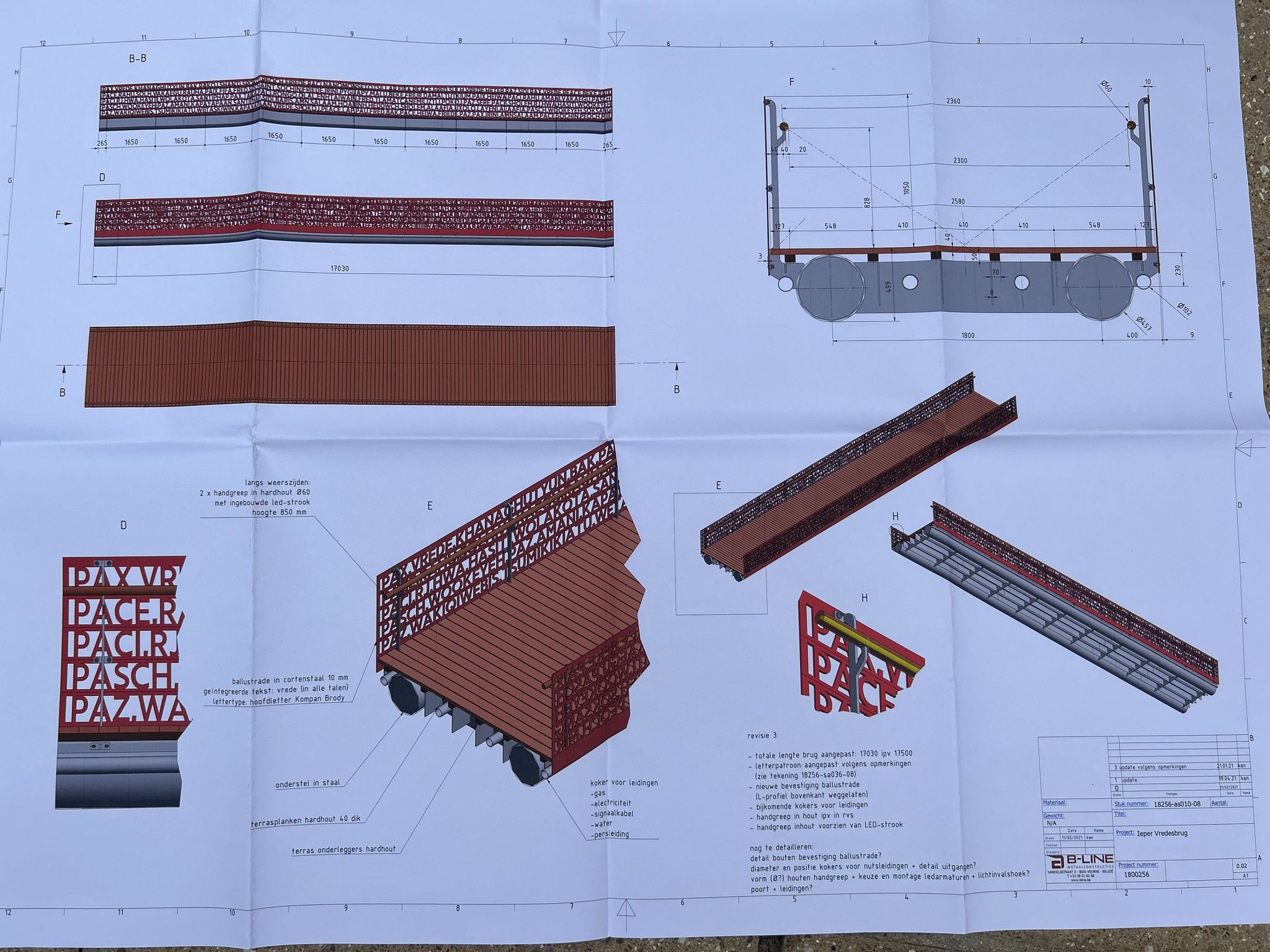 plannen Peace Bridge